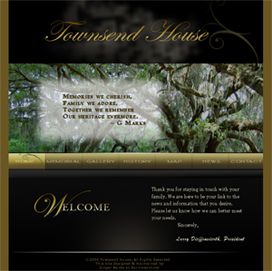 Family Cemetary Website Custom Design by DocUmeant Designs